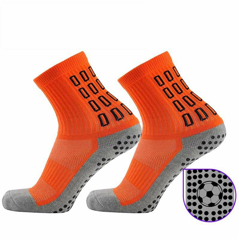 Sport Cushioned Socks Non Slip Grip for Basketball Soccer Ski Cycling Athletic  Socks 